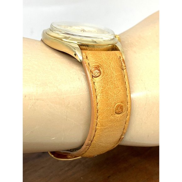 Rolex Oyster Precision Men's Watch Vintage Swiss Hand Wind 14k Gold Case - Picture 11 of 13